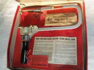 Vintage Dremel Moto - Saw Comes With Box & Extra Blades