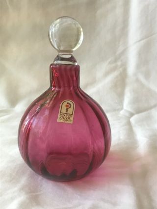 Vintage Pilgrim Glass Perfume Bottle.