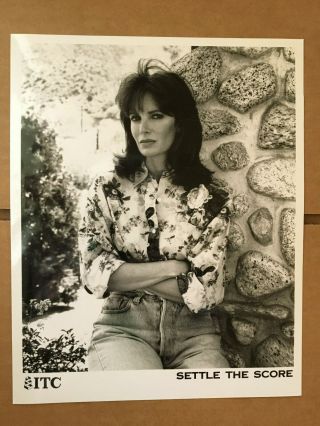 Jaclyn Smith Vintage Headshot Press Photo 1989