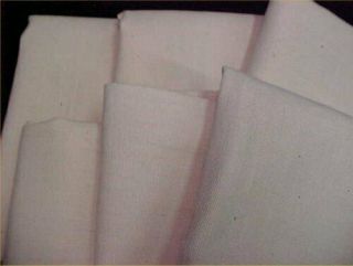 6 Vintage Feedsack Plain 32x16 " Bags Flour Sack Quilt Crafts Towels Sew Projects