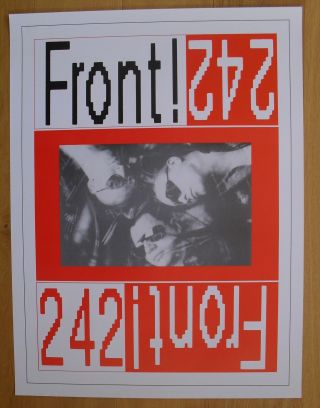 Front 242 Vintage Poster