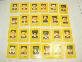 Vintage 1987 Guess Who Mystery Cards Yellow Milton Bradley Replacement Cards