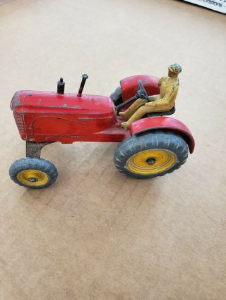 Vintage Dinky Toys die cast metal Massey Harris Tractor 3