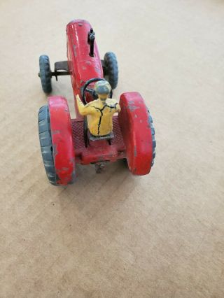 Vintage Dinky Toys die cast metal Massey Harris Tractor 4