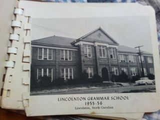 Two vintage school memory books from Lincoln County,  N.  C.  1955 - 56 3
