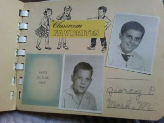 Two vintage school memory books from Lincoln County,  N.  C.  1955 - 56 4