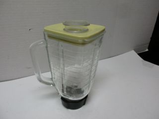 Vintage 5 Cup Square Top Glass Oster Blender