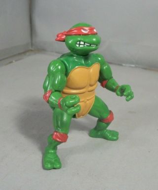 Vintage Raphael 4.  5 Inch Action Figure From Tmnt By Playmates Toys 1988