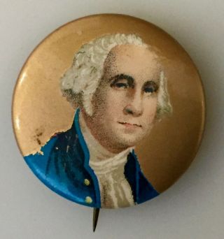 Vintage 1732 - 1932 George Washington Bicentennial Pinback Button Pin 1 1/4 Inch