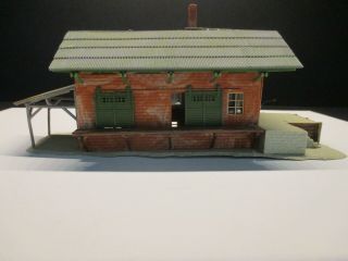 Vintage Ho Train Track Side Station Vintage Building