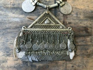 Vintage Indian India Banjara Rupee Coin Necklace Rajasthan Tribal Nomad Jewelry 3