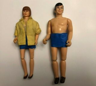 Vintage 1970s Tonka Figures Doll For Winnebago Man Woman Male Female