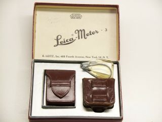 Vintage Leitz Leica - Meter 3 Complete