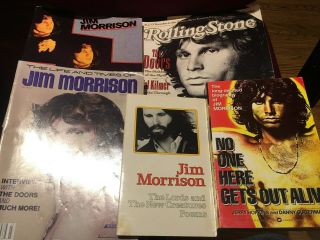 The Doors And Jim Morrison Books And Periodicals Collectible Vintage 3 Books