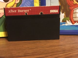 Vintage After Burner Sega Master System Official Authentic Cartridge