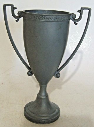 Vintage Metal Trophy Loving Cup Flower Vase Dodge Inc.  Chicago