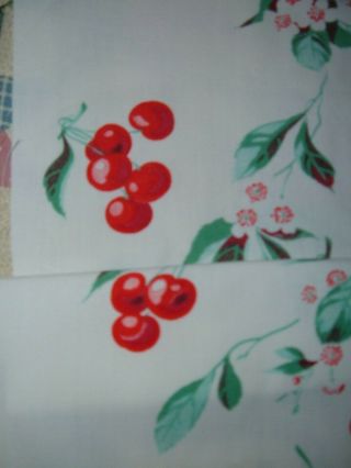 Vintage Towel Wilendur Cherries