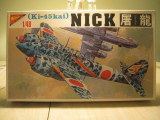 Vintage Nichimo 1/48 Kawasaki Ki - 45 Kai Toryu Nick S - 4819