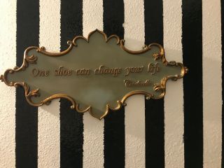 “one Shoe Can Change Your Life” Wall Plaque By Cinderella Shoe Lover Encouragmen
