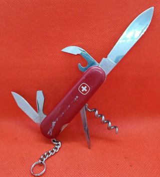 Vintage Wenger Delemont Switzerland Swiss Army Knife Rifelman