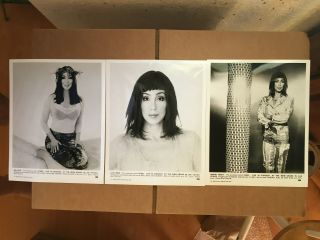 3 Cher Live In Concert Mgm Las Vegas Hbo Vintage Press Headshot Photos
