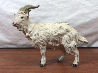 Old Farm House Find Vintage Die - Cast Metal Billy Goat Farm Animal Toy Figure