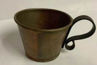 Vintage Copper Hand Forged Cup 2