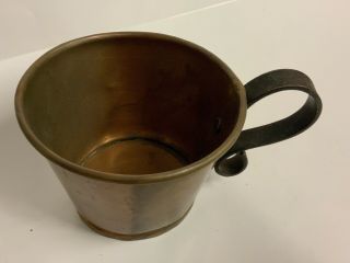 Vintage Copper Hand Forged Cup 3