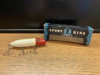 Sport King Vintage Fishing Lure By Montgomery Ward,  Model 60 - 7930
