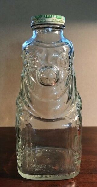 Vintage Grapette Glass Clown Bottle Bank Camden Arkansas