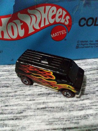 Vintage Hot Wheels Redline Van With Flames.