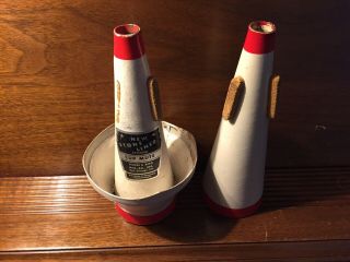 Vintage Humes & Berg Cup And Straight Trumpet Mute