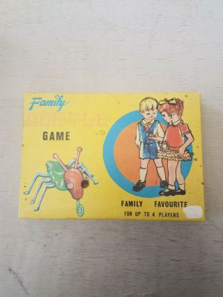 Vintage Beetle Game Similar To Cootie Game Made In Hong Kong