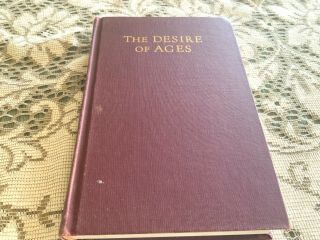 Vintage Religious Book 1940 The Desire Of Ages Ellen G White Pacific Press