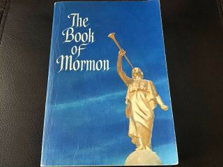 Vintage The Book Of Mormon Blue Collector 