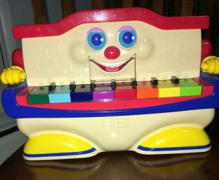 Colorful Pete The Piano 8 - Key Moving Eyes & Mouth Vintage Battery Operated Toy 2