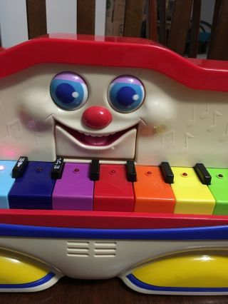 Colorful Pete The Piano 8 - Key Moving Eyes & Mouth Vintage Battery Operated Toy 4