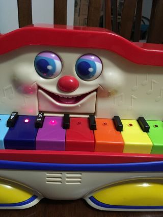 Colorful Pete The Piano 8 - Key Moving Eyes & Mouth Vintage Battery Operated Toy 5