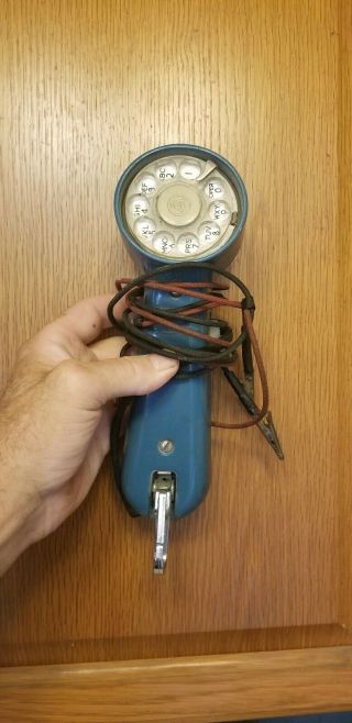 Vintage Western Electric Lineman Test Set Bell System Butt Phone Telephone Old