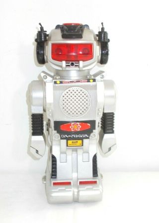 Vintage Bright,  Magic Mike Model - B 2002 Silver Toy: 10 - 1/2 " Tall Robot