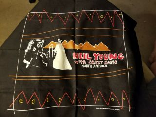 Vintage 1996 Neil Young Crazy Horse North America Tour Bandana