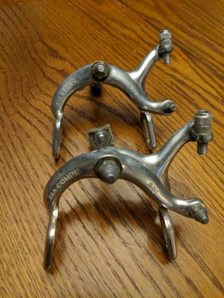 Vintage Dia - Compe N500 Side Pull Brake Caliper Set and Dia - Compe Levers - 2