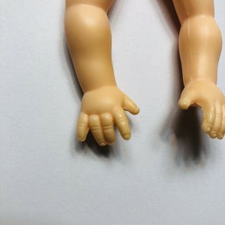 Vintage Hard Plastic Doll Arms 2 3/4” Detailed Hands Fingers For Size 7 - 8” Dolls 3