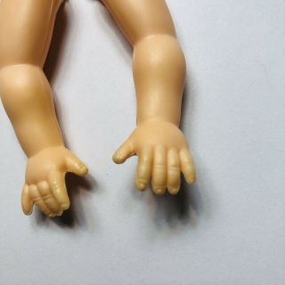 Vintage Hard Plastic Doll Arms 2 3/4” Detailed Hands Fingers For Size 7 - 8” Dolls 4