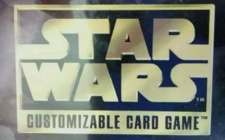 Vintage 1995 Star Wars Premiere Customizable Game 60 Card Starter Set =