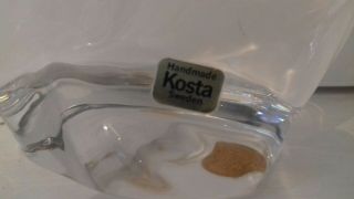 Vintage Collectable Lead Crystal Kosta Sweden Seal 5