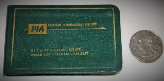 Vintage Pia Pakistan International Airlines Small Name/address/phone Number Book