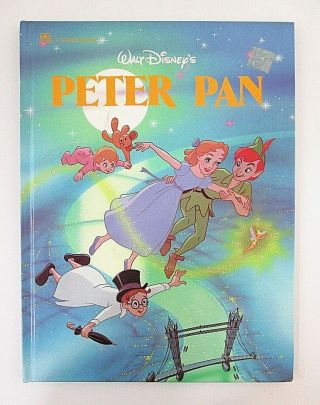 Vintage Peter Pan Hardcover A Golden Book 1987