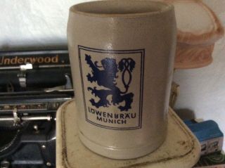 Vintage Lowenbrau Munich Beer Mug Made In Germany