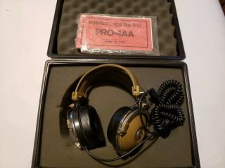 Vintage Koss Pro 4aa Headphones Over Ear Professional Pro/4aa